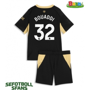 Manchester City Ayyoub Bouaddi #32 Bortaställ Barn 2026-27 Kortärmad (+ Korta byxor)